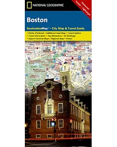 national geographic Destination City Map Boston