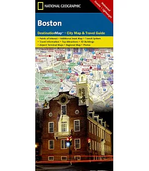 National Geographic Destination City Map Boston