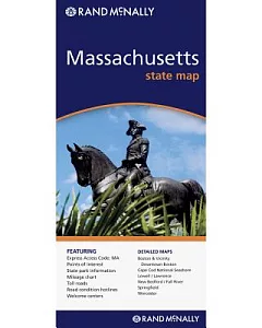Rand McNally Massachusetts State Map