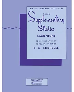 Supplementary Studies For Saxophone