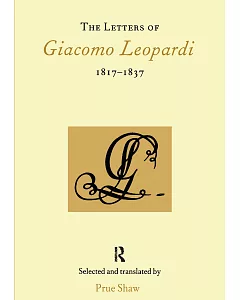 The Letters of Giacomo leopardi 1817-1837