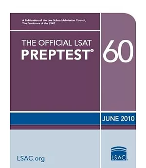 The Official LSAT PrepTest 60