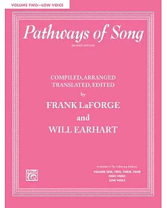 Pathways of Song: Low Voice