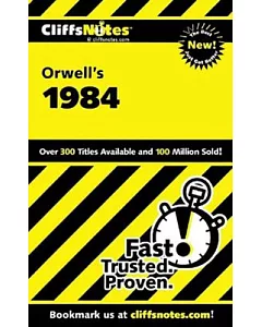 CliffsNotes On Orwell’ s 1984: Library Edition