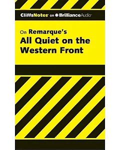 CliffsNotes on Remarque’s All Quiet on the Western Front