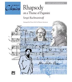 Rhapsody on a Theme of Paganini: Sheet