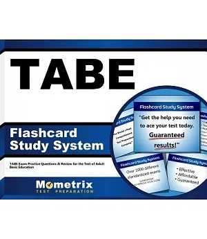 TABE Flashcard Study System: TABE Exam Practice Questions & Review for the Test of Adult Basic Education