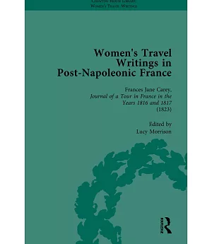 Women’s Travel Writings in Post-napoleonic France