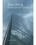 Deciding About Design Quality: Value Judgements and Decision Making in the Selection of Architects by Public Clients Under Europ