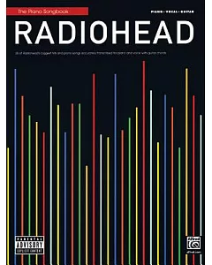 Radiohead: The Piano Songbook: Piano/ Vocal/ Guitar