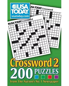 usa today Crossword 2: 200 Puzzles from the Nation’s No. 1 Newspaper