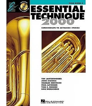 Essential Technique 2000: Intermediate To Advanced Studies : Tuba, Book 3