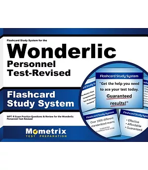 Flashcard Study System for the Wonderlic Personnel Test-revised: Wonderlic Exam Practice Questions & Review for the Wonderlic Pe