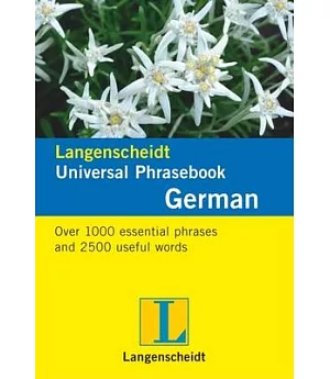 Langenscheidt Universal Phrasebook German