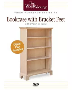 Bookcase with Bracket Feet