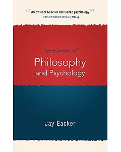 Problems of Philosophy and Psychology