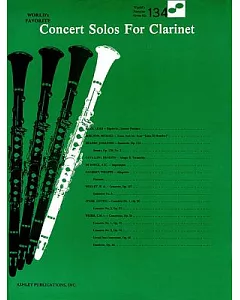 World’s Favorite Concert Solos For Clarinet