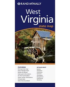 Rand McNally West Virginia State Map: Easy to Read!