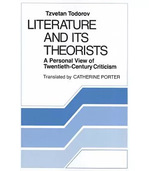 Literature and Its Theorists: A Personal View of Twentieth-Century Criticism