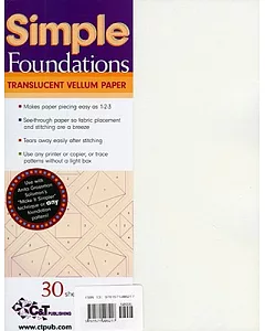 Simple Foundations Translucent Vellum Paper