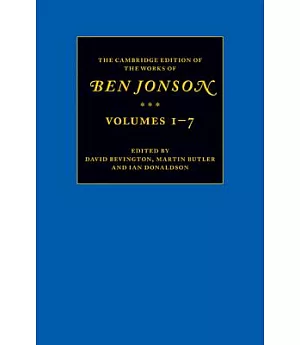 The Cambridge Edition of the Works of Ben Jonson