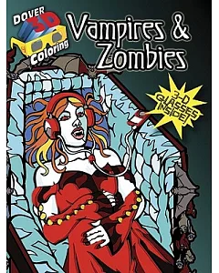 Vampires and Zombies Coloring Book