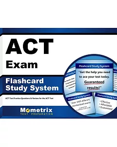 act exam Flashcard Study System: act Test Practice Questions & Review for the act Test
