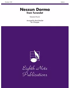 Nessun Dorma from Turnadot: For 6 Trumpets; Medium