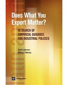 Does What You Export Matter?: In Search of Empirical Guidance for Industrial Policies