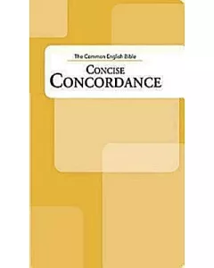 Concise Concordance Common English Bible