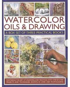 Watercolor Oils & Drawing: A Box Set of Three Practical Books