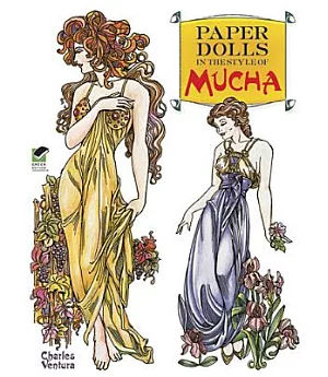 Paper Dolls in the Style of Mucha