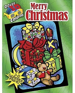 Merry Christmas Coloring Book: Includes 3-d Glasses!