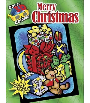 Merry Christmas Coloring Book: Includes 3-d Glasses!