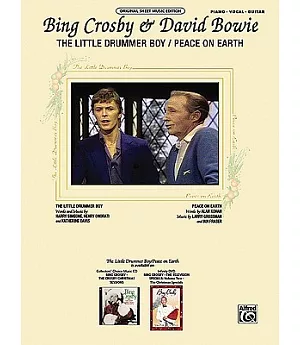 Bing Crosby & David Bowie; The Little Drummer Boy / Peace on Earth: Piano/vocal/Guitar Original Sheet Music
