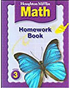 houghton mifflin Math Homework Book, Grade 3