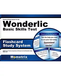 Flashcard Study System for the Wonderlic Basic Skills Test: Wonderlic Exam Practice Questions & Review for the Wonderlic Basic S