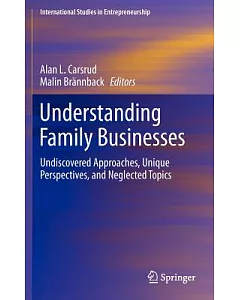 Understanding Family Businesses: Undiscovered Approaches, Unique Perspectives, and Neglected Topics