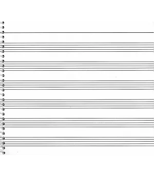 Passantino Music Papers: No. 73, 6 Stave (Wide)