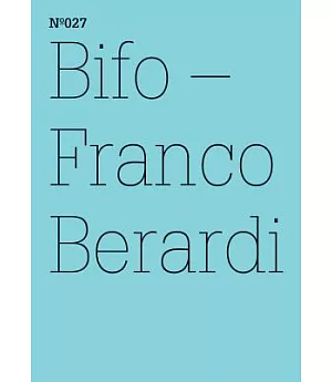 Bifo-Franco Berardi: Ironic Ethics / Ironische Ethik