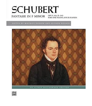 Schubert Fantasie in F Minor: Opus 103; D. 940: for One Piano, Four Hands