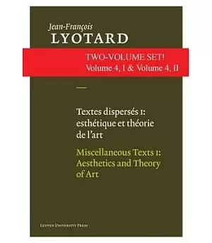 Textes disperses / Miscellaneous Texts