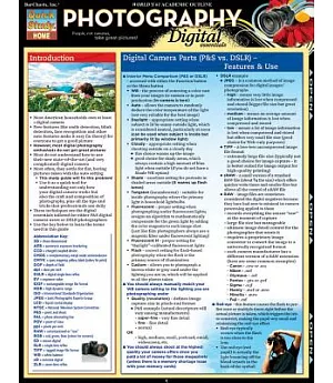 Photography Digital Essentials Quick Reference Guide