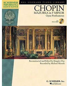 Chopin: Mazurka in F Minor, Opus Posthumous: Schirmer Performance Editions