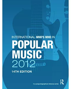 International Who’s Who in Popular Music 2012