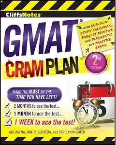 CliffsNotes GMAT Cram Plan