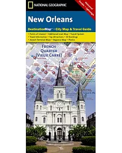 national geographic Destination City Map New Orleans