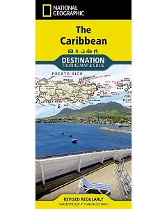 National Geographic Destination Map Caribbean