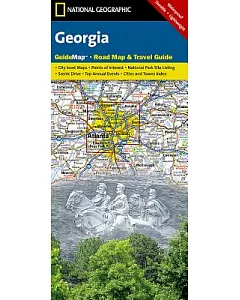 national geographic Guide Map Georgia
