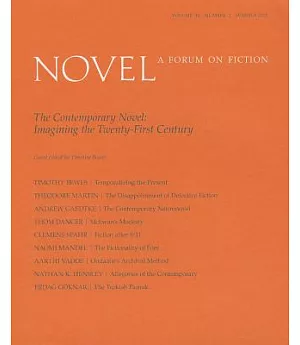 The Contemporary Novel: Imagining the Twenty-First Century